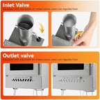 Sauna Hot Tent Stove, Portable Wood Burning Stove for Outdoor Camping with Chimney Pipe for Dry Sauna, Cooking for Family and Friends, Upgraded Heat Concentration System with Sauna Stones Basket