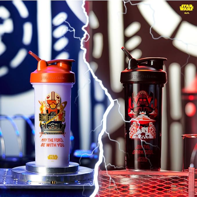 BlenderBottle Star Wars Shaker Bottle Pro Series Perfect for Protein Shakes and Pre Workout, Join the Dark Side, 28-Ounce
