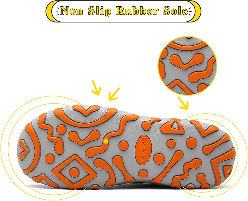 Mishansha Boy's Girl's Hiking Shoes Low Top Sneakers Outdoor Trekking Walking Climbing Running Shoes