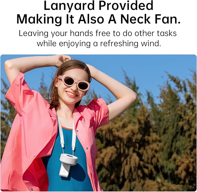 JISULIFE Handheld Fan Life7 – Ultimate Flexibility: High-Power Motor, LED Display, 19.5 Hrs Cooling, 5000mAh Rechargeable, 5-Speed, Foldable Design, 3-IN-1 Portable Fan for Travel Cruise Beach(Grey)