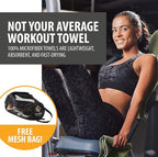 OlimpiaFit Quick Dry Towel - 3 Size Pack of Lightweight Microfiber Travel Towels w/Bag - Fast Drying Towel Set for Camping, Beach, Gym, Backpacking, Sports, Yoga & Swim Use