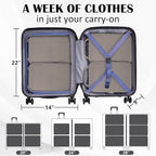 Large Compression Packing Cubes for Travel Accessories, 2 Set Compression Bags Travel Cubes for Packing Suitcase Luggage Organizer Bags Set, Khaki