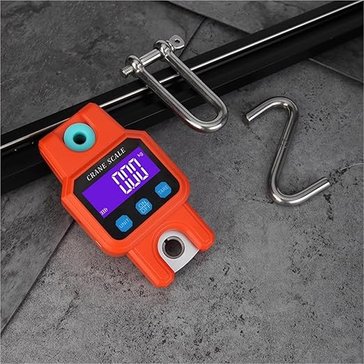 Rechargeable Bluetooth Luggage Scale - 300kg/50g Stainless Steel Hook, Portable Handheld Balance