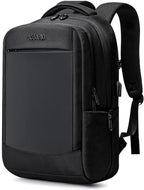 KEOFID Work Laptop Backpack for Men and Women, Mens Work Backpacks Fit 15.6 Inch Computer, Carry On Business Travel Back pack with USB Charging Port, Water Resistant(Black)