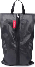 pack all Plus-Sized Shoe Bag for Travel, Water-Resistant Shoe Pouch for Gym, Odor-Resistant Soccer Cleats Bag for Sport (Black, 1-Pack)