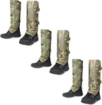 QOGIR Snake Gaiters 3 Pack: Durable Snake Guards for Hunting, Snake Gaiter Leggings for Men & Women, Snake Bite Protection for Lower Legs, Snake Proof Gaiters