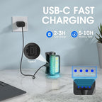 Rechargeable Headlamp Flashlight, 8 LED 2500 Lumen Super Bright Headlight with White Red Light & Motion Sensor, 2-Pack Waterproof Head Lamp for Adult Kid, Headlamps for Outdoor Camping Running Fishing