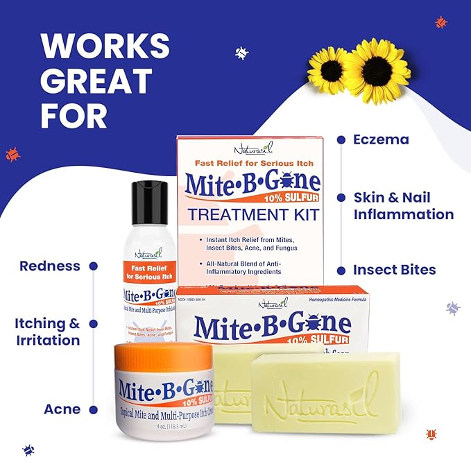 Relief Soap - Fast Anti-Itch Soaps for Human Mites, Insect & Mosquito Bites, Itching & Discomfort | Kid Safe | Effective for All Skin Types | 4 oz Bars (2)