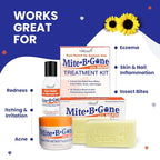 Relief Soap - Fast Anti-Itch Soaps for Human Mites, Insect & Mosquito Bites, Itching & Discomfort | Kid Safe | Effective for All Skin Types | 4 oz Bars (2)