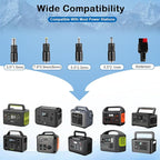 60watt Portable Solar Panels, Ip65 Waterproof Foldable Solar Panel Dual USB Ports QC3.0 DC 60W, Solar Charger for Small Power Station Camping Hiking Outdoor Activities