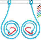 OCEANBROAD Kayak Paddle Leash Stretchable Strap Lanyard Rope for SUP Kayaking Boating Canoeing Fishing Pole Rod 4-7 Feet