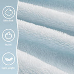 Travel Blanket, 3-in-1 Ultra-Soft, Warm & Lightweight Travel Blanket Airplane with Bag, 65x40 in, Airplane Travel Essentials for Women, Men & Kids with Eye Mask, Luggage Sleeve & Backpack Clip