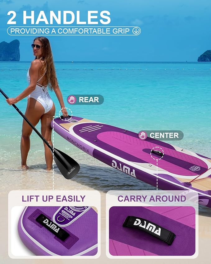 DAMA 11'*34"*6" Stand Up Paddle Board, Inflatable Paddle Board,Inflatable Paddle Boards for Adults w/a Wide, Smooth and Non Slip Deck, Versatile Styles, Suitable for Adults