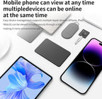 Wallet Finder Item Locator Card for Men - (iOS Only) SEVEN SWAN Bluetooth Tracker iPhone Find My Anti-Loss for Keys, Luggage Tags, Passports