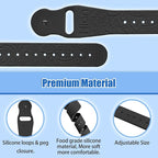 Hion Motion Sickness Bracelets Sea Sickness Wristbands for Motion Sickness/Morning Sickness/Pregnancy Nausea Anti Nausea Wristband Acupressure Nausea Bands Motion Sickness Bands（3Pairs-Black）