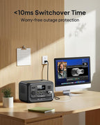 BLUETTI Elite 30 V2 Portable Power Station with Carrying Bag, 288Wh Solar Generator, 600W AC Outlets (Power Lifting 1500W), LFP Battery Backup for Camping, Trip, Outage (Solar Panel Optional)