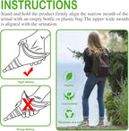 Female Urination Device, Reusable Female Urinal Silicone Women Pee Funnel Allows Women to Pee Standing Up, The Perfect Companion for Camping,Outdoor,Travel（Fuchsia）