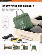 SKYSPER Foldable Small Backpack – 20L Lightweight Hiking Daypack with Chest Belt Packable Travel Rucksack for Women Men