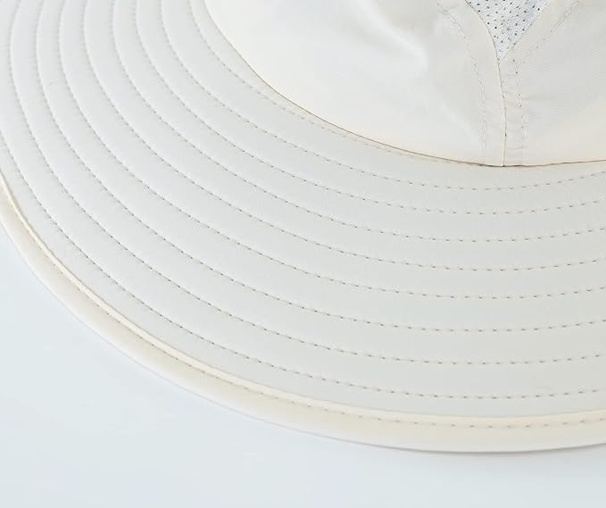Home Prefer UPF 50+ Mens Wide Brim Fishing Hat with Neck Flap Sun Hat for Men Women Sun Protection Cap