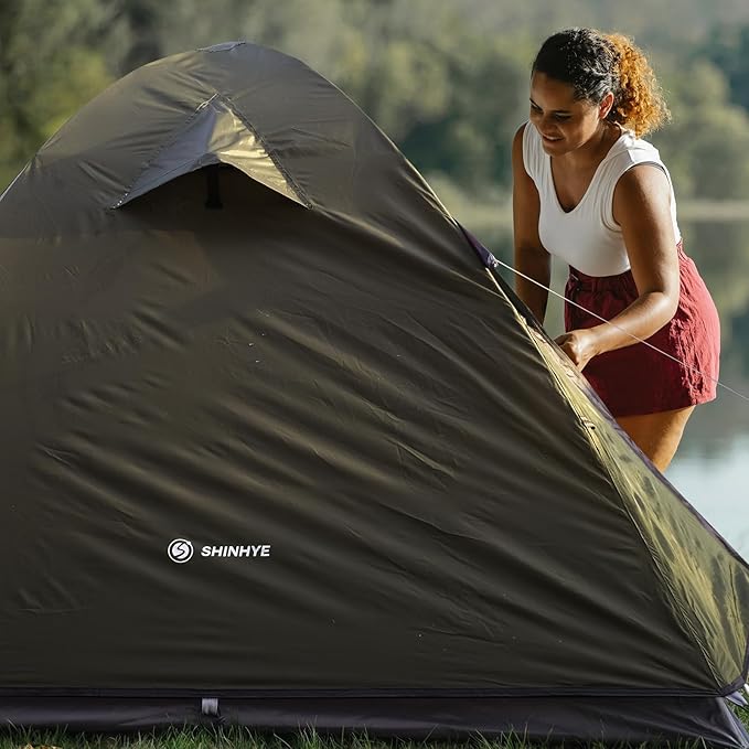 Ultralight 2/3/4 Person Backpacking Tent - Waterproof, 2 Doors, Easy Setup