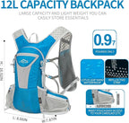 Hydration Pack Backpack, Lightweight Water Backpack with 2L Leakproof Hydration Bladder Daypack for Men Women,Running Hydration Vest for Outdoor Trail