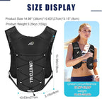 Running Vest for Women & Men, Lightweight 150g Hydration Backpack, 6L Pack for Trail Running, Marathon, Hiking, Cycling, Jogging, Adjustable Fit
