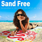 2 Pack Microfiber Lightweight Beach Towel Sand Free Quick Dry Absorbent Thin Compact Towels for Swimming Pool Camping Beach Accessories Large Easy Pack Travel Things for Vacation Essentials Gift