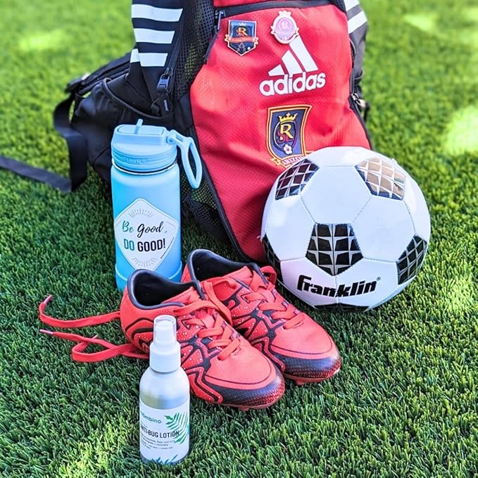 Anti-Bug Spray DEET-Free – Organic, All-Natural Bug Spray Travel Size with Essential Oils – Non-Toxic, Reef Safe, Face-Safe Bug Repellent for Babies, Kids, Adults by Mambino Organics, 2.7oz