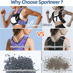 Sportneer Weighted Vest for Women Men: 8lbs/12lbs/15lbs/20lbs/25lbs Weight Vest with Detachable Phone Pouch Rucking Vest for Women Walking Strength Training Muscle Building Weight Loss