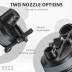 ROCKBROS Insulated Water Bottle with Straw, Stainless Steel Sports Water Cup Flask Leak Proof with Handle Keep Warm and Cold for Hiking, Cycling, Bike Travel, School Sports, Gym