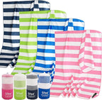 Sfee 2 in 1 Microfiber Oversized Beach Towel, Quick Dry Towel Travel Towel Camping Towel Super Absorbent Compact Lightweight Sports Gym Towels for Beach,Gym, Hiking, Pool, Backpacking, Bath, Yoga