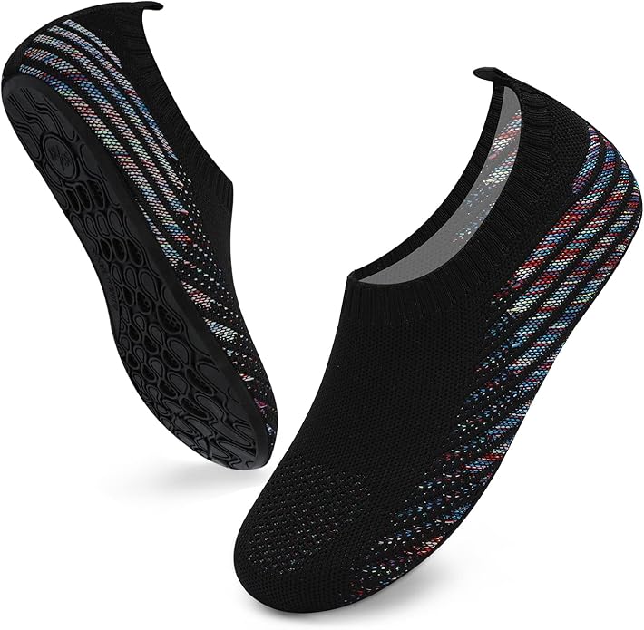 ANLUKE Womens Mens Water Shoes Barefoot Quick-Dry Aqua Socks for Beach Swim Surf Water Sport