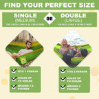 SZHLUX Camping Hammock Double & Single Portable Hammocks with 2 Tree Straps, Great for Hiking,Backpacking,Hunting,Outdoor,Beach,Camping