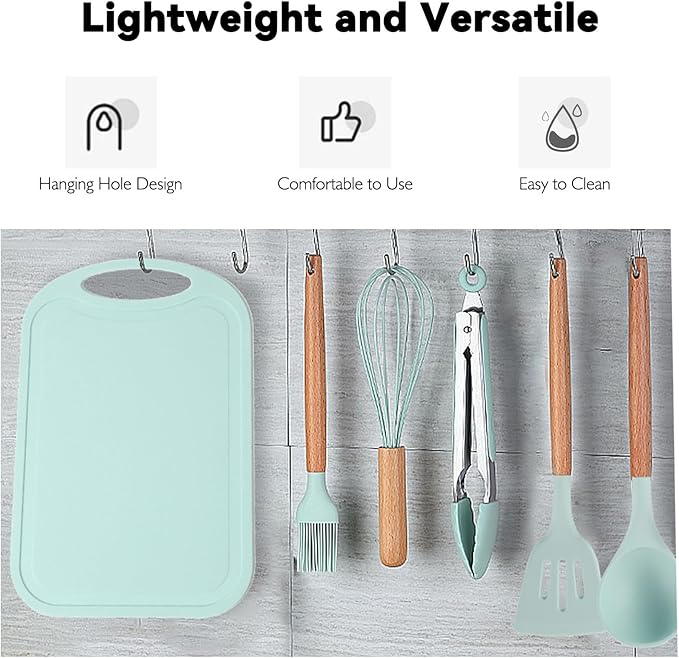 Camping Accessories Kitchen Cooking Utensils Set - Portable Outdoor Camp Cookware Set, Silicone Camper Essentials Gear Must Have Supplies for Travel RV BBQ Grill Picnic Hiking