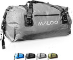 Malo'o Waterproof Dry Bag Duffel 40L/60L/100L, Roll Top Duffel Keeps Gear Dry for Kayaking, Rafting, Boating, Swimming, Camping, Hiking, Beach, Fishing - Internal & External Pockets and Molle Loops