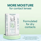 Biotrue Hydration Plus Contact Lens Solution, Multi-Purpose Solution for Soft Contact Lenses, Lens Case Included, 2 FL OZ Travel Size