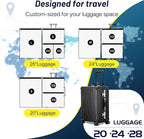 Travel Vacuum Bags for Luggage with Hand Pump,Vacuum Seal Bags for Clothing,Packing Cubes Compression,Cruise Ship and Travel Essentials(Combo 6 Pack)