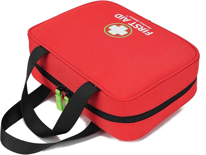 2Pack Handy First Aid Bag Empty First Aid Kit Portable For Home, Office, Vehicle, Emergency Kit For Your Next Adventure, First Aid Supplies Organizer Bag For Camping, Travel, Sports