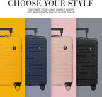 Bric's B|Y Ulisse 21-Inch Spinner - Luxury Carry-On Luggage With Spinner Wheels - Hard Shell Suitcases Made From Durable Polypropylene and Polycarbonate - Black