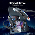 USB C Cable, 240W MAX 4 in 1 Charging Cord 5FT with E-Mark Chip, Fast Charging USB A/C to C/Lightning Cable for iPhone 17/16/15/14/13 Series, MacBook/Pad/Android/Tablets and More, iPhone Charger Cord
