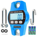 Digital Hanging Scale 660 LB 300 KG - Professional Heavy Duty Waterproof Fish Scale - Portable Durable Crane Scale for Luggage Weight Suitcase Hunting Farm Bike Bow Fish Weight Fishing Scale