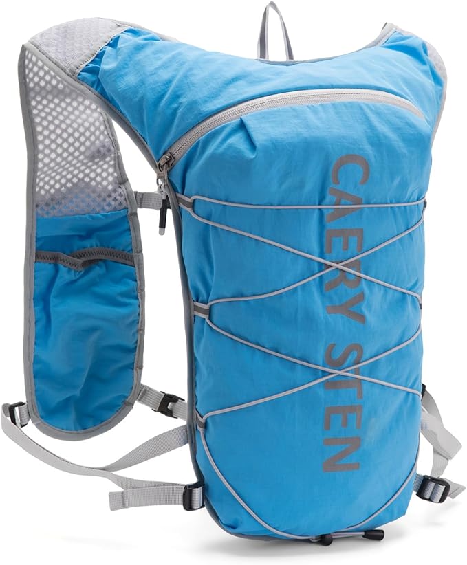 Carey STEN Hydrated Backpack, Running Vest, paired with a 1.5L Water Bag Hiking Backpack, Suitable for Running, Hiking, Marathon, and Both Men and Women