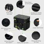 Alocs Folding Camping Table - Beach Table - 30L Tactical Bag with IGT Top Board for Outdoor, Camping Kitchen, Picnic, Travel