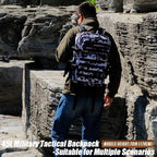 Military Tactical Backpack 45L Large Tactical Backpack for Men, Hiking Rucksack With Bottle Holder