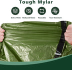 Zmoon Emergency Sleeping Bag Survival Bag, Portable Waterproof Thermal Bivy Sacks,Bivvy Bags,Camping Mylar Sleeping Bag Survival Gear Emergency Blankets Survival Shelter