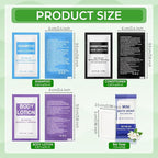 50 Sets 4-IN-1 Hotel Toiletries Bulk Set,200 Pcs 0.35 oz each Packets Shampoo,Conditioner, Body Wash and Lotion Mini Travel Size Toiletries Supplies kit for Guests,Homeless,Motel