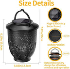 Butterfly Solar Lantern Outdoor Waterproof - Hanging Solar Lights Decorative Gifts for Women Mom, for Garden Decor, Backyard, Patio, Yard, Lawn, Porch (Butterfly)