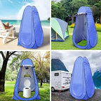 Pop Up Tent Upgrade Privacy Shower Tent Portable Outdoor Sun Shelter for Toilet Camping Biking Beach with Carry Bag