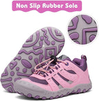 Mishansha Boy's Girl's Hiking Shoes Low Top Sneakers Outdoor Trekking Walking Climbing Running Shoes