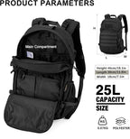Mardingtop Military Tactical Backpack 25L Molle Hiking Backpack for Backpacking,Cycling and Biking
